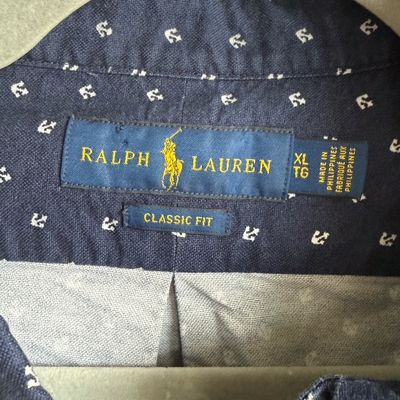 Ralph Lauren Anchor button down shirt • Men’s XL - Picture 3 of 6
